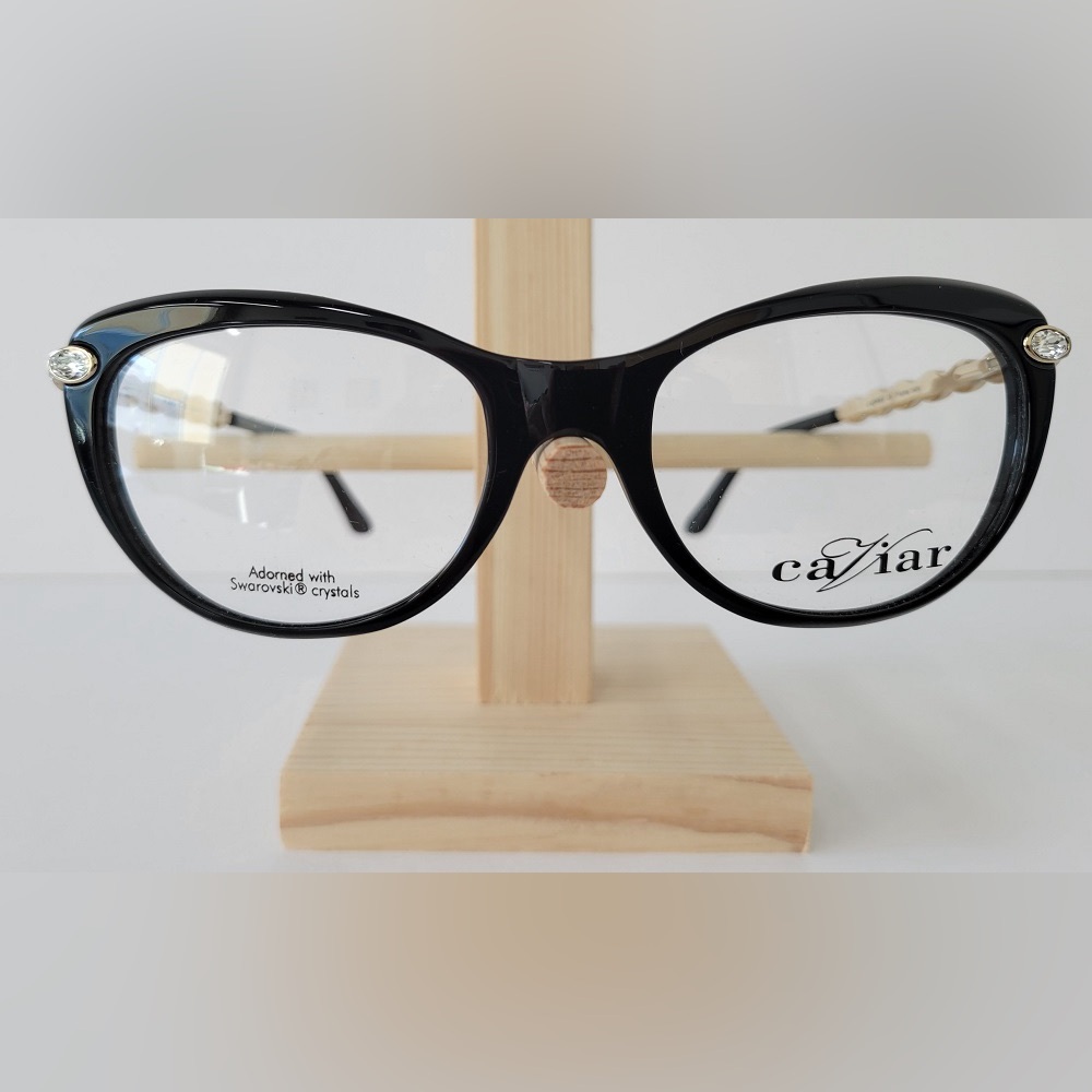 Caviar 2369 Eyeglasses Black Gold C24 New - Picture 3 of 4